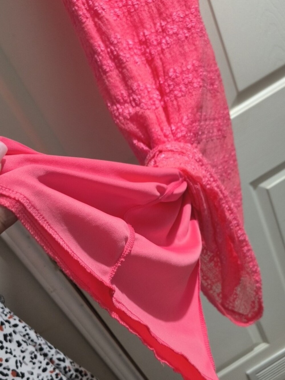 Espresso Hot Pink Sleeveless Lace Maxi Dress - Picture 4 of 5